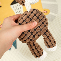 Jouet à mâcher pour chien et chat, jouet interactif en peluche douce avec son, fournitures pour chiens et chats en gros