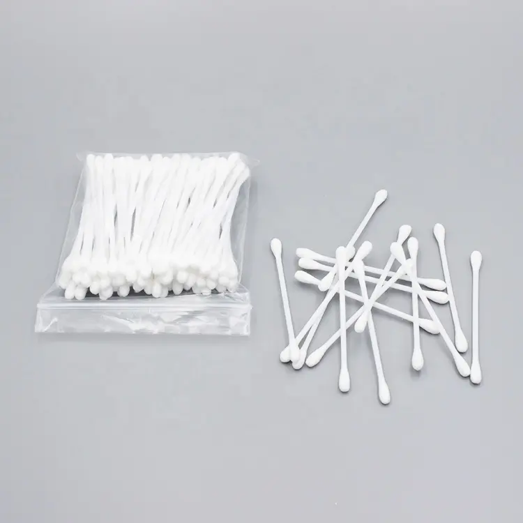 High Quality Disposable Plastic Wooden Medical Cotton Swab