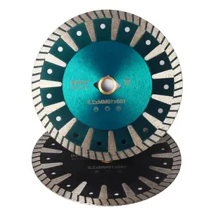 FREE SAMPLE Diamond Contour Blade Turbo Rim Cutting Disc 7" Granite Saw Blade For Porcelain Tile Granite Marble