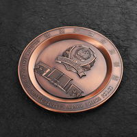Plaques personnalisées 3d en cuivre Antique, Style classique, Plaque décorative Vintage en métal Souvenir
