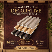 FORMORE Panneau mural moderne et durable pour décoration intérieure, fabriqué en matériau WPC, imperméable, usage commercial, motif personnalisable