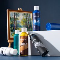 Lot de peinture acrylique néon non toxique pour coulage, 100 ml, 8 couleurs, pour projets DIY d'art sur papier et toile
