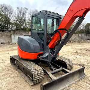 Excavatrice Hitachi ZX50U 2023, faible nombre d'heures de travail, d'occasion, 5 tonnes, capacité de godet de 0,25 m³, composants Kawasaki, pour travaux de construction - Product Image 1