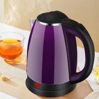 Bouilloire électrique en acier inoxydable couleur personnalisable 2.0L vente directe en usine