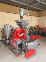 Grande machine à décortiquer le riz 3-en-1, capacité 700 kg/h, machine à décortiquer le riz commerciale, machinerie agricole