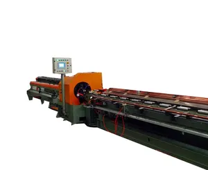 Automatic copper low fin tube making forming machine