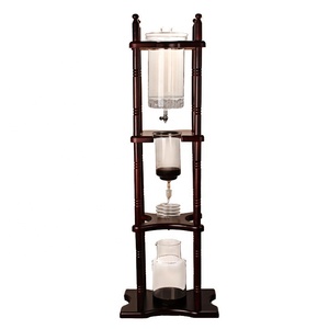 Carafe en verre borosilicate Z, cafetière à infusion lente à froid, grande capacité 2500 ml, tour à café glacé avec débit d'eau réglable BD25 - Product Image 1