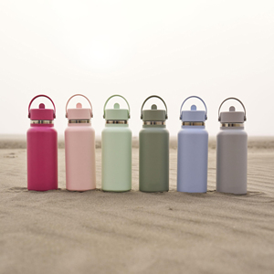 Wholesale Portable Stainless Steel Thermos Bottle with <b>Large</b> Capacity Hand Grip Modern Design for 24h Insulation Hiking - Product Image 1