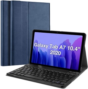 Para <span class=keywords><strong>Samsung</strong></span> Galaxy <span class=keywords><strong>Tab</strong></span> A7 T500/T505 tableta de 10,4 pulgadas extraíble inalámbrico <span class=keywords><strong>Bluetooth</strong></span> teclado <span class=keywords><strong>Tab</strong></span> a funda PU soporte a prueba de golpes - Product Image 4