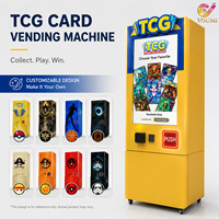 Máquina Expendedora de Cartas Coleccionables de Pokémon, Mini, Inteligente, de Alta Rentabilidad, con Pantalla Táctil de 32 Pulgadas para Negocios de Paquetes de Cartas