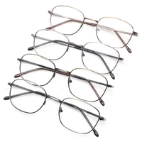 Lunettes Vogue Montures de lunettes classiques en métal Montures optiques carrées Lunettes de vue