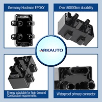 ARKAUTO Ontstekingsspoel 7700274008 voor DACIA RENAULT Twingo Logan Sandero Megane Symbol Clio Dokker Kangoo 1.0 1.2 1.4 1.6