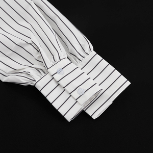 Camicie e Bluse da <span class=keywords><strong>Donna</strong></span> di Tendenza con Laccetti, Top Asimmetrici a Maniche Lunghe, Camicia Estiva Casual a Righe per <span class=keywords><strong>Donna</strong></span> - Product Image 6