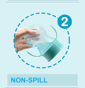 แก้วหัดดื่มเด็ก 360 Edge รุ่น First-Class ฝาปิดกันหก 240 มล./8 ออนซ์ ลายการ์ตูน วัสดุซิลิโ<span class=keywords><strong>คน</strong></span> PP ปลอดสาร BPA พร้อมหูจับ ใช้งานง่าย - Product Image 4