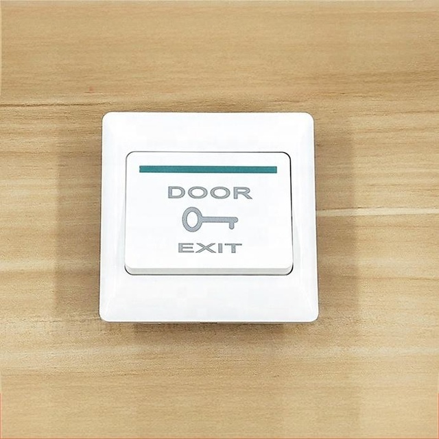 Keysecu K-PE6 PE6 Smart Security 12V ABS Exit Button with Backlight LED and Cloud Storage for Pedestrian Access Control