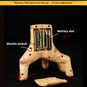 Produits tendance 2025 réaliste en plastique créatif Figurine décor artisanat chose main Halloween effrayant main accessoires blague jouet - Product Image 2