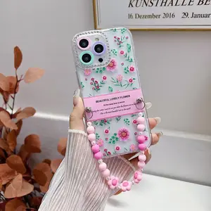 Floral Phone Case For IPhone 15 Pro Max 14 13 12 Pro 11 Flower Pattern Cellphone Cover Accesorio Para Celular