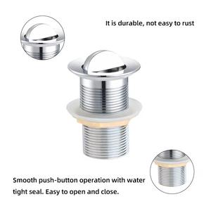 <span class=keywords><strong>Bonde</strong></span> de lavabo <span class=keywords><strong>en</strong></span> acier inoxydable argentée, pivotante, sans trop-plein - Product Image 2