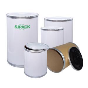 ถังไฟเบอร์ CH SJPACK ขนาด 25 กก. สีน้ำตาล รีไซเคิลได้ เป็นมิตรกับสิ่งแวดล้อม ความจุ 45 ลิตร เกรดสำหรับอาหาร พร้อมวงแหวนโลหะชุบสังกะสี เส้นผ่านศูนย์กลาง 36 ซม. สูง 50 ซม. - Product Image 3