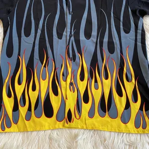पुरुषों की सोशल हवाईयन शर्ट ग्रीष्मकालीन ओवरसाइज़ छोटी आस्तीन पुष्प ब्लाउज सांस लेने योग्य लक्जरी आरामदायक सामरिक टाइगर पैटर्न कपड़े