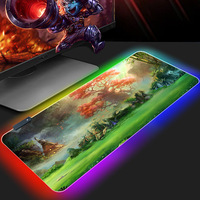 Mousepad Gaming Anti Radiasi RGB Ukuran XXL Terlaris dengan Sertifikasi CE/FCC/RoHS Desain Anti Selip dan Berpemanas Tersedia