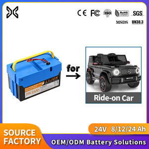 Batería Recargable de Iones de Litio de 24V 12Ah para Coches de Juguete, Compatible con las Mejores Baterías de Repuesto para Coches de Juguete <span class=keywords><strong>Thunder</strong></span> UTV - Product Image 1