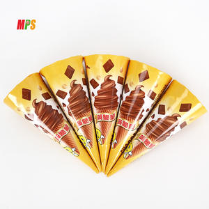 Cône de durian croustillant en gros, mini gaufres croustillantes, biscuits sucrés, forme de crème glacée, cônes en chocolat, bouchées - Product Image 5