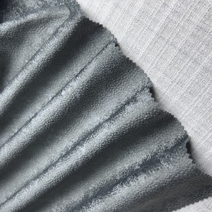 Hometextile sang trọng Holland nhung vải rắn Bọc poly sang trọng Velour sofa chất liệu dệt kim Jacquard đồng bằng cho sofa - Product Image 3