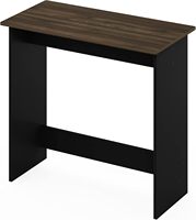 Bureau d'ordinateur simpliste avec étagère de rangement, table d'étude durable et compacte