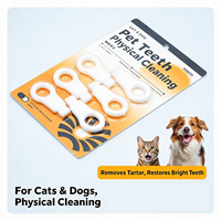 Stylo Nettoyant Dentaire pour Animaux au Parfum Frais, Outil en Plastique pour l'Élimination du Tartre et de la Plaque Dentaire, Accessoire de Blanchiment des Dents pour Chiens et Chats