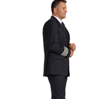 Uniforme de pilote d'avion formel à simple boutonnage de haute qualité, veste de vol personnalisée pour pilote allemand, vente en gros