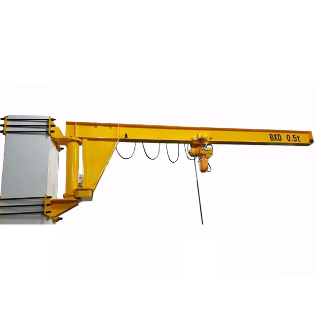 Electric Wire Rope Hoist Jib Crane 1 Ton 3 Ton Wall Mounted Jib Crane
