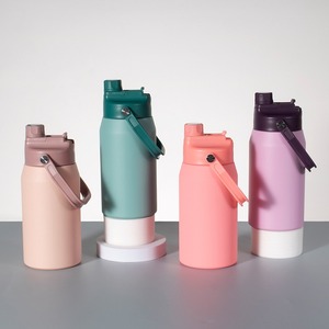 Botella de agua para niños con aislamiento de acero inoxidable de doble pared de nuevo diseño de 1,2 L con tapas boca ancha regreso a la escuela - Product Image 2