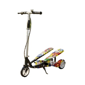 Trottinette pliable, trottinette pour enfants, vélo, trottinette de fitness sportive à double nacelle avec siège - Product Image 1