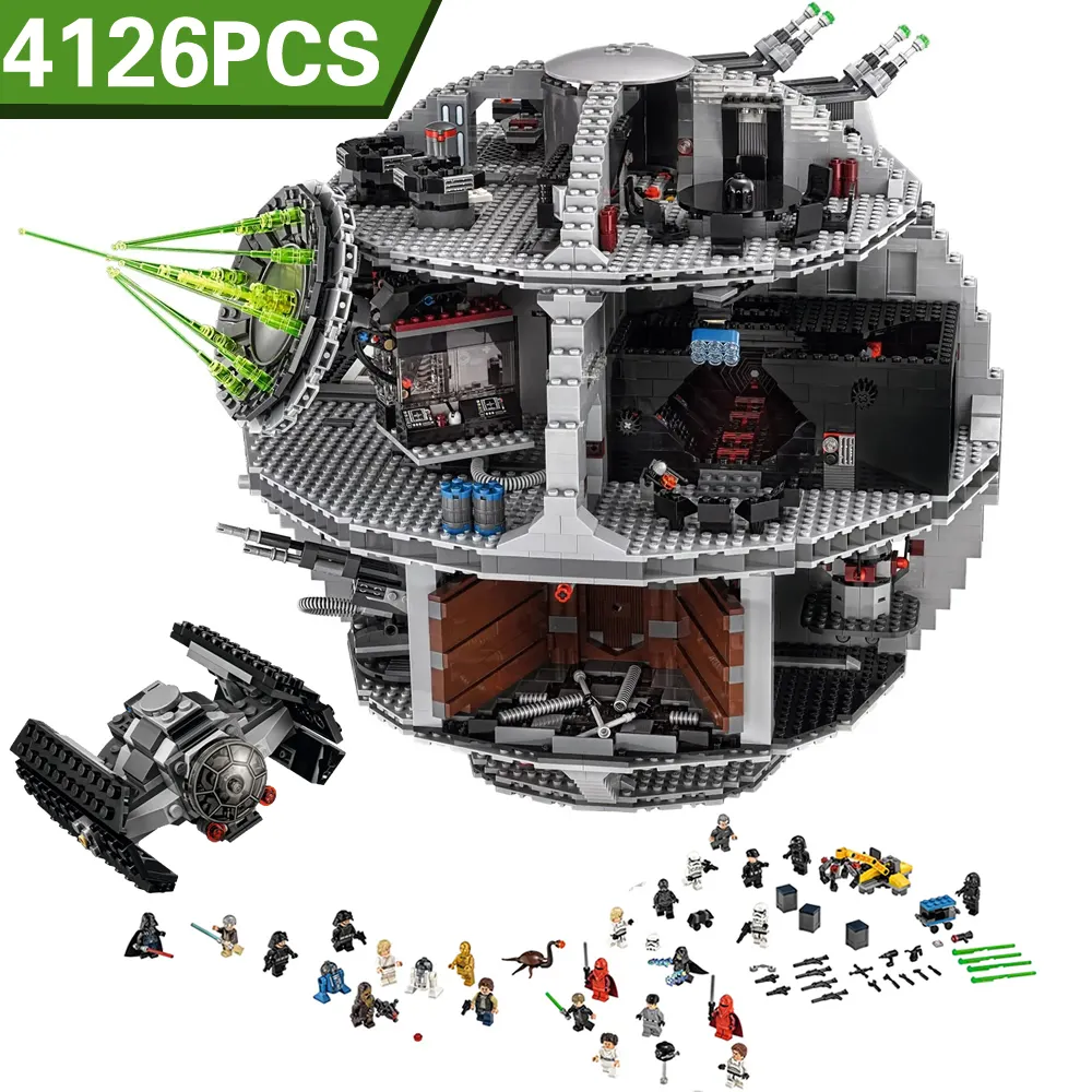 king 81061 05063 Star Plan Wars the death star plastic building block toys compatible with Mould king Cadas lepins toys legoi