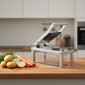 Hachoir à légumes tout-en-un 9 lames, mandoline, trancheuse manuelle en acier inoxydable pour fruits et légumes avec récipient - Product Image 2