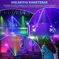 Projecteur laser mobile 36W Beetle avec télécommande sans fil DMX, durable, portable, garantie 1 an pour mariages, DJ, fêtes et événements | YSH