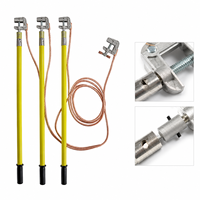 Vente en gros OEM : Piquet de mise à la terre plat 10kV/35kV avec câble de mise à la terre pour système haute tension