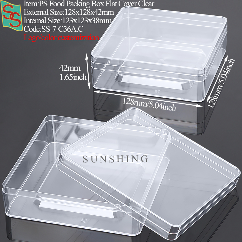 C36A: Cubierta plana de 128x128x42mm