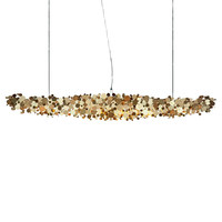 Lustre LED en acier inoxydable postmoderne pour restaurant, bar, comptoir, salle à manger, éclairage suspendu