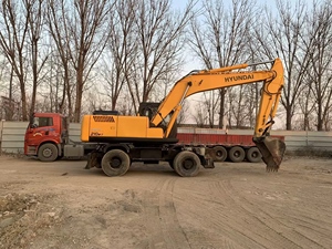 Excavadora Hyundai Usada Fabricada en Corea del Sur, Excavadora de Ruedas Hyundai 210W-7 - Product Image 3