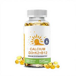 Cápsulas de Gel Suave Multivitamínicas OEM ASAP con Vitamina D3, K2 y B12 - Grado Alimenticio, Certificación Halal, Apoyo para la Salud e Inmunidad - Product Image 1