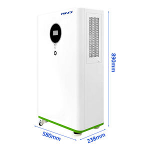 Système de stockage d'énergie solaire domestique tout-en-un sur pied mobile avec batterie au lithium fer phosphate 48V 15kWh, BMS intelligent et CAN - Product Image 3
