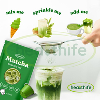 Capsules de thé matcha à marque privée, dosettes de thé vert matcha, capsules de matcha pour bouteilles d'eau, poudre