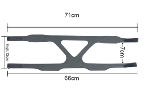 Custom Logo Universele Grijze <span class=keywords><strong>Cpap</strong></span> Hoofddeksels Bandjes Medische Ademhalingsapparaatmasker Hoofdband Strap Neusmasker Hoofddeksels Band - Product Image 5