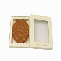 Boîtes en carton Heaven Earth biodégradables mates personnalisées imprimées de qualité supérieure pour sous-verres