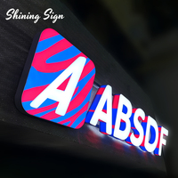 Letras Luminosas LED 3D Personalizadas de Acero Inoxidable y Acrílico para Exteriores, Tiendas Comerciales