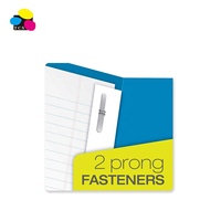 Carpeta de archivos de papel en relieve azul oscuro tamaño carta marca china con 3 sujetadores colores vivos dos bolsillos para suministros de oficina