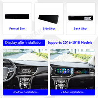 MOOKAKA 12.3 + 4.99+12.3" Radio pour Buick Encore 2016-2018 Android 15 Navigation GPS Stéréo Écran interactif sans fil Carplay