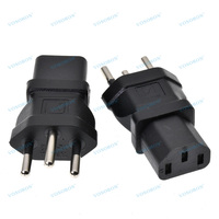 Adaptateur secteur suisse Type J SEV 1011 vers IEC C13, adaptateur de voyage suisse mâle vers C13 femelle PDU/UPS Server 10A250V